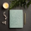 Ruled Journal 6"x8" Vegan Leather Monstera Reflections - DesignWorks Ink - 2 of 4