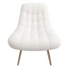 Boucle Mid-Century Modern Lounge Chair with High-Density Foam and Durable Upholstery - 4 of 4