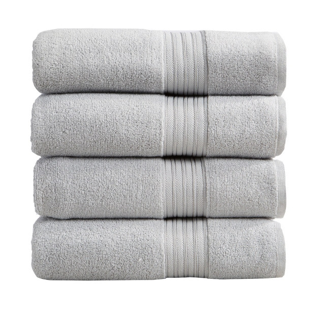 Hearth & Harbor Bath Towel Collection, 100% Cotton Luxury Soft 10 Pc Set –  Ice Blue 