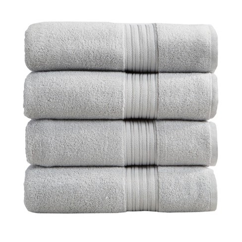 100% Cotton Solid Color Quick Dry Bath Towel Set (bath Towel (4-pack ...