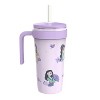 Zak Designs 18oz Princess Stainless Steel Vacuum Fairway Straw Tumbler Purple - 2 of 4