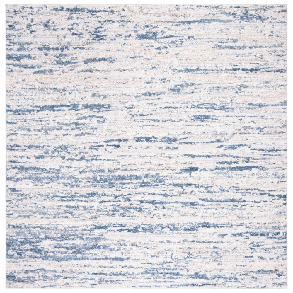 6'7inx6'7in Square Kylie Rug Ivory/Blue - Safavieh