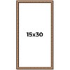 PosterPalooza | Panoramic Slim Profile Gold Picture Frame - UV Acrylic, Foam Board Backing, Hanging Hardware - 2 of 4