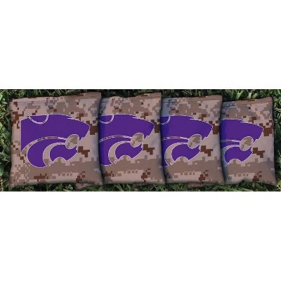 NCAA Kansas State Wildcats Corn-Filled Cornhole Bags - Sand