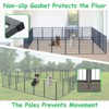 SEVOBAL Pet Crates and Houses Secure Portable Pet Fence, Pet Exercise Pen for Outdoor, for Outdoor Adventures Home Use, Black, 32"*32"*40" - 2 of 4