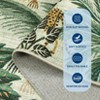 Washable Area Rug for Living Room, Jungle Animal Soft Bedroom Rug Non Slip Low Pile Small Carpet Stain Resistant - 3 of 4