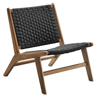 Modway Saorise Wood Accent Lounge Chair
