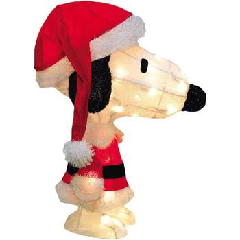 28 Peanuts Snoopy Adventures Snoopy Playing Hockey 70 LED Lights 3D  Pre-Lit Indoor/Outdoor Holiday Yard Decor 