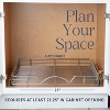 Hold N' Storage - Pull out Cabinet Organizer with Steel Metal Chrome Finished and 21 Inch Depth - 2 of 4