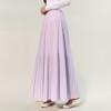 Anna-Kaci Women's Tiered Maxi Skirt with Flowing Pleated Panels and Soft Lightweight Drape for an Elegant, Airy Silhouette - 3 of 4