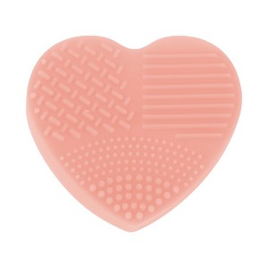 Unique Bargains Heart Shape Makeup Brush Cleaner 1 Pc - 1 of 4