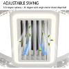 Bladeless Fan Lamp with Lights Dimmable LED, Timing 6 Speeds Fan Ceiling Lamp, with Remote, Smart Bladeless Fans White - 4 of 4