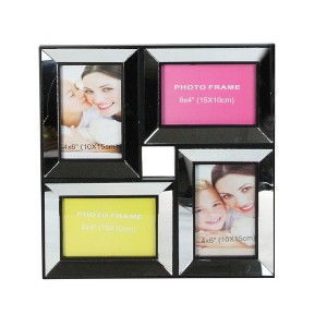 Northlight 13.75" Black Trimmed Glass Encased Collage Photo Picture Frame Wall Decoration - 1 of 4