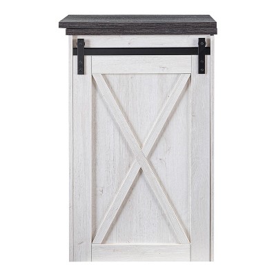 Amella Expandable Buffet White Oak/Distressed Gray - HOMES: Inside + Out