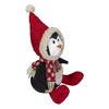 Northlight Sitting Winter Penguin Christmas Figure - 15" Red, White, and Black - 4 of 4