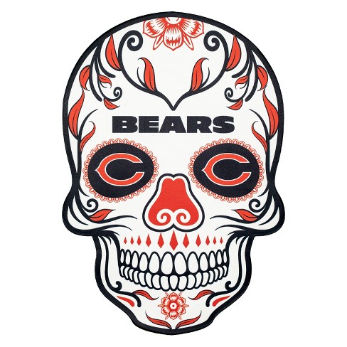 Nfl Chicago Bears Large Outdoor Skull Decal Target