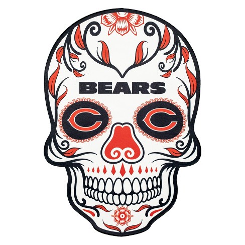 Nfl Chicago Bears Large Outdoor Skull Decal Target