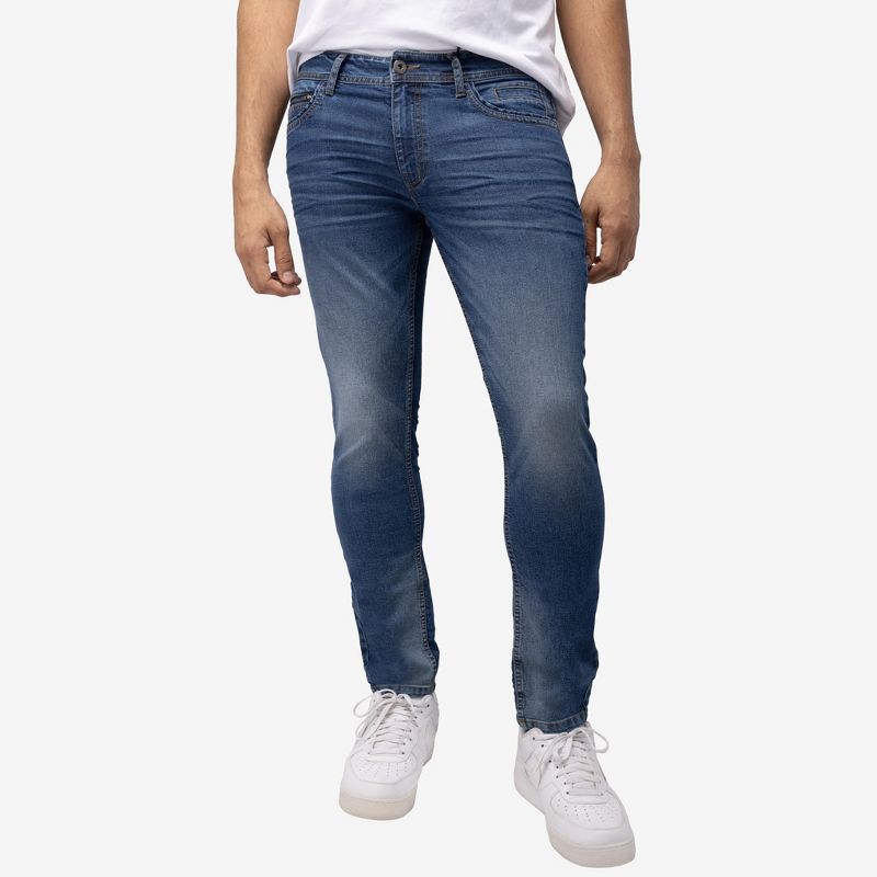 CULTURA Men's Stretch Skinny Fit Denim Jeans, 1 of 7