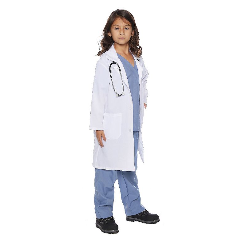 Halloween Express Kids' Doctor Scrubs with Lab Coat Costume, 1 of 2