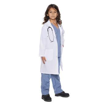 Halloween Express Kids' Doctor Scrubs with Lab Coat Costume