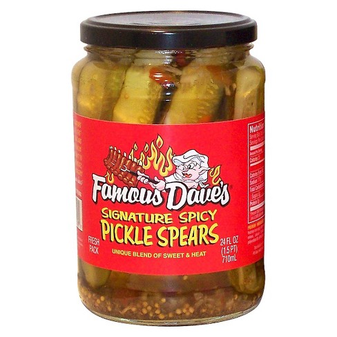 Famous Dave S Signature Spicy Pickle Spears 24oz Target