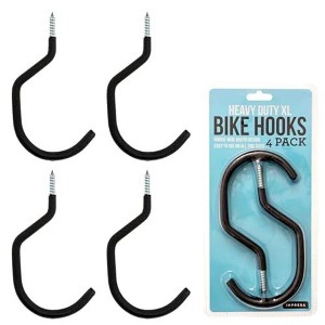 Impresa [4 Pack] Heavy Duty Bike Hook/Hanger - Wide Opening for All Bike Types - Easy On/Off - 1 of 4