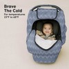 KeaBabies Baby Car Seat Cover for Nursing, Spring, Autumn, Winter, Universal Stretch Fit Car Seat Covers for Babies - 2 of 4
