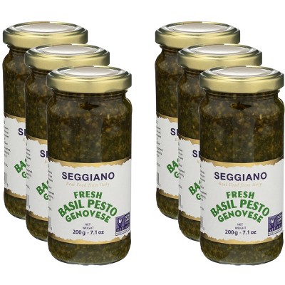 Seggiano Fresh Basil Pesto Genovese - Case of 6 - 7.1 oz