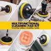 30Pack Drill Brush Set – Power Scrubber, Scrub Pads & Sponge for Grout, Tiles, Sinks, Car Polishing & Cleaning - 3 of 4