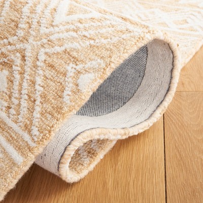 Ivory Elegance 4' x 6' Hand-Tufted Wool Rectangular Rug