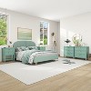 TIRAMISUBEST Stylish 2-Drawer American End Table-Functional and Durable Side Table for Living Room and Bedroom - 2 of 4