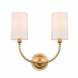 Giselle - 2 Light Wall Sconce In Industrial Style-16 Inches Tall and 15 Inches Wide - 1 of 1