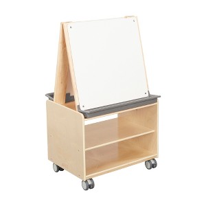 ECR4Kids 2-Station Art Easel with Storage - 1 of 4