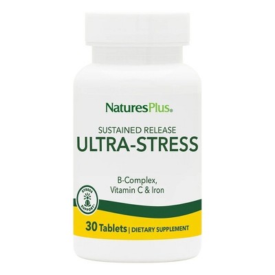 Ultra Stress With Iron Time Release by Nature's Plus  -  30 Sustained Release Tablet