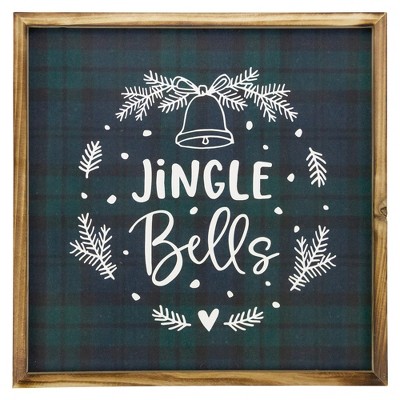 Jingle Bells-Jingle All the Way Christmas Song Wall Art Print, This Ready  to Frame Typographic Holiday Music Wall Art Poster is Good For Home