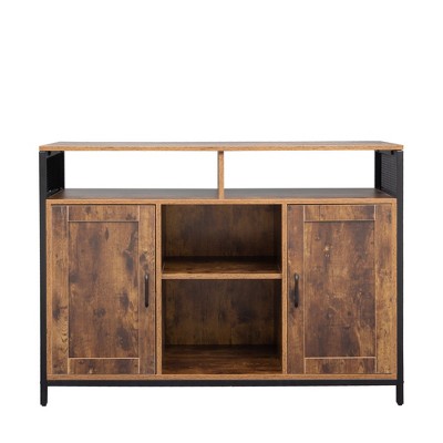 Bella Depot 43.7''W Storage Cabinet with Open Shelves