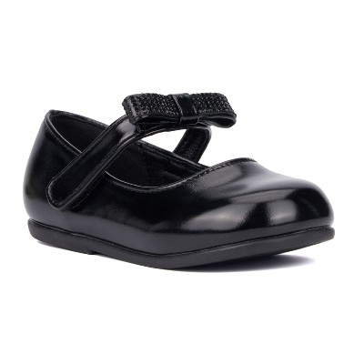 Olivia Miller Girl's Toddler Crystal Clear Maryjane Flats