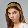 Unique Bargains Textured Cotton Knot Headband Soft Hairband for Women 1.3 Inch Wide 1Pcs - 2 of 4
