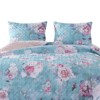 Greenland Home Fashions Avril Turquoise Blue Sham - 2 of 3