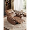coucheta Manual Recliner Chair for Adults, PU Leather Swivel Rocker Recliner with Padded Armrests - 4 of 4