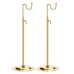 Unique Bargains Metal Adjustable Height Rust Resistant Durable Handbag Rack - 1 of 3