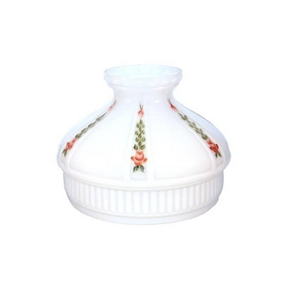 Aladdin Glass Oil Lamp Shade, 10 inch Base Fits Aladdin Non-Electric Fuel Lamps