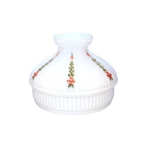 Aladdin Glass Oil Lamp Shade, 10 inch Base Fits Aladdin Non-Electric Fuel Lamps - 1 of 1