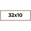 PosterPalooza | Panoramic Minimalist Silver Picture Frame - UV Acrylic, Foam Board Backing, Hanging Hardware - 2 of 4