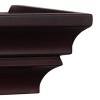 Madison Decorative Wall Ledge Shelf Set of 3 - Espresso - image 4 of 4
