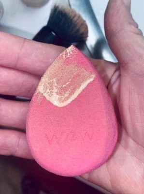 Zodaca Makeup Sponge Droplet Shape, Light Pink Beauty Blender : Target