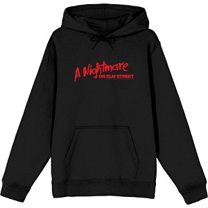 A Nightmare On Elm Street Logo Adult Long Sleeve Hoodie - 1 of 2