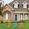 Big Dot of Happiness Hats Off Grad Graduation Lawn Decorations - 10 Piece - 2 of 4