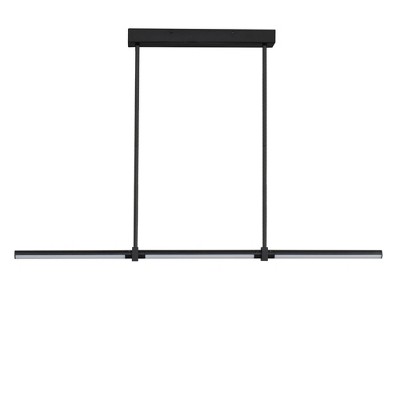 ET2 Lighting Dorian 3 - Light Island Pendant Light in  Black
