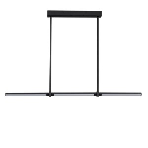 ET2 Lighting Dorian 3 - Light Island Pendant Light in  Black - 1 of 4
